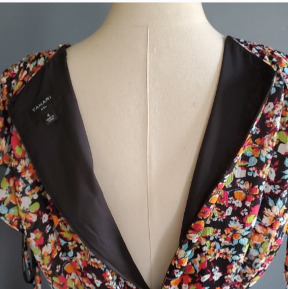 Tahari ASL Floral  Maxi  Dress Cottagecore - Picture 4 of 14